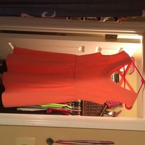 Orange dress